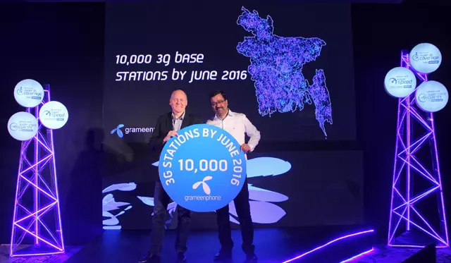 Grameenphone plans to convert 3G coverage enable base stations by June 2016